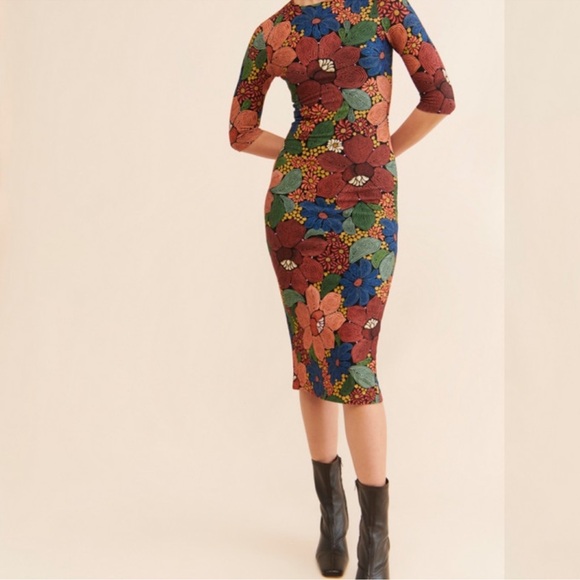 FARM Rio Colorful Floral Midi Dress - Picture 2 of 9